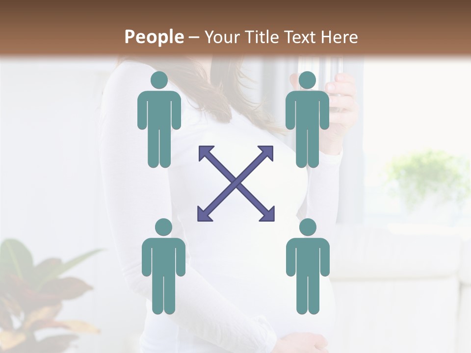 Tummy Laughing Dieting PowerPoint Template