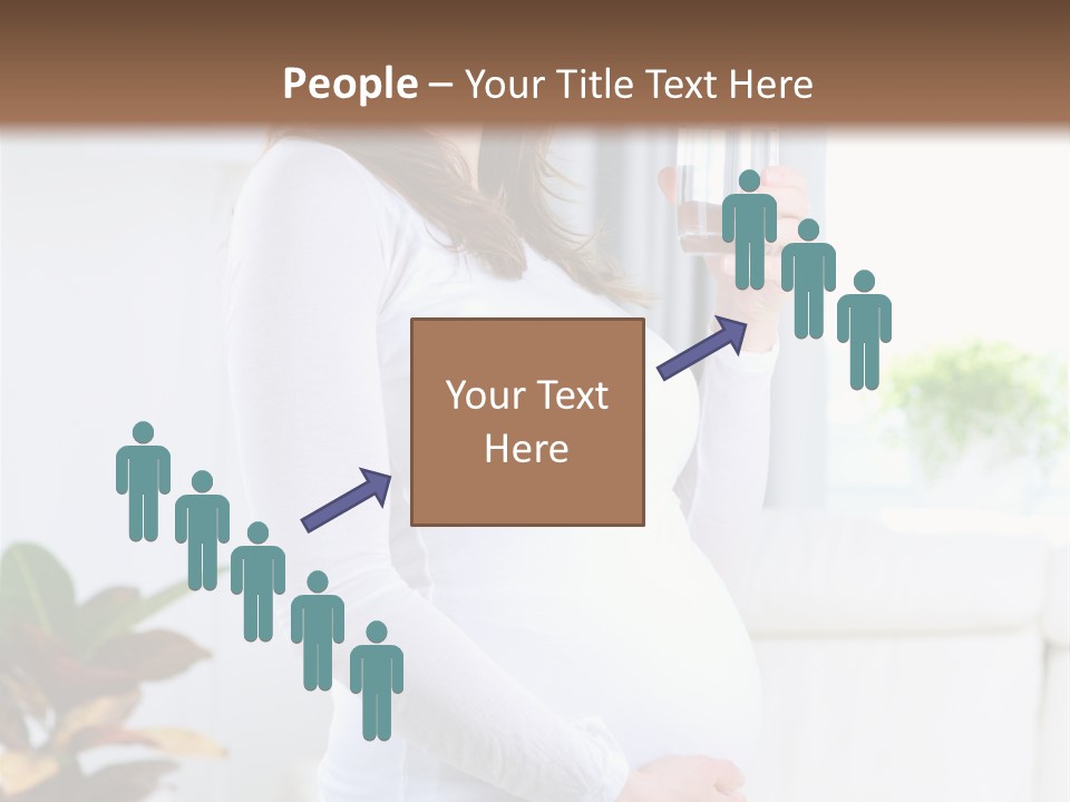 Tummy Laughing Dieting PowerPoint Template