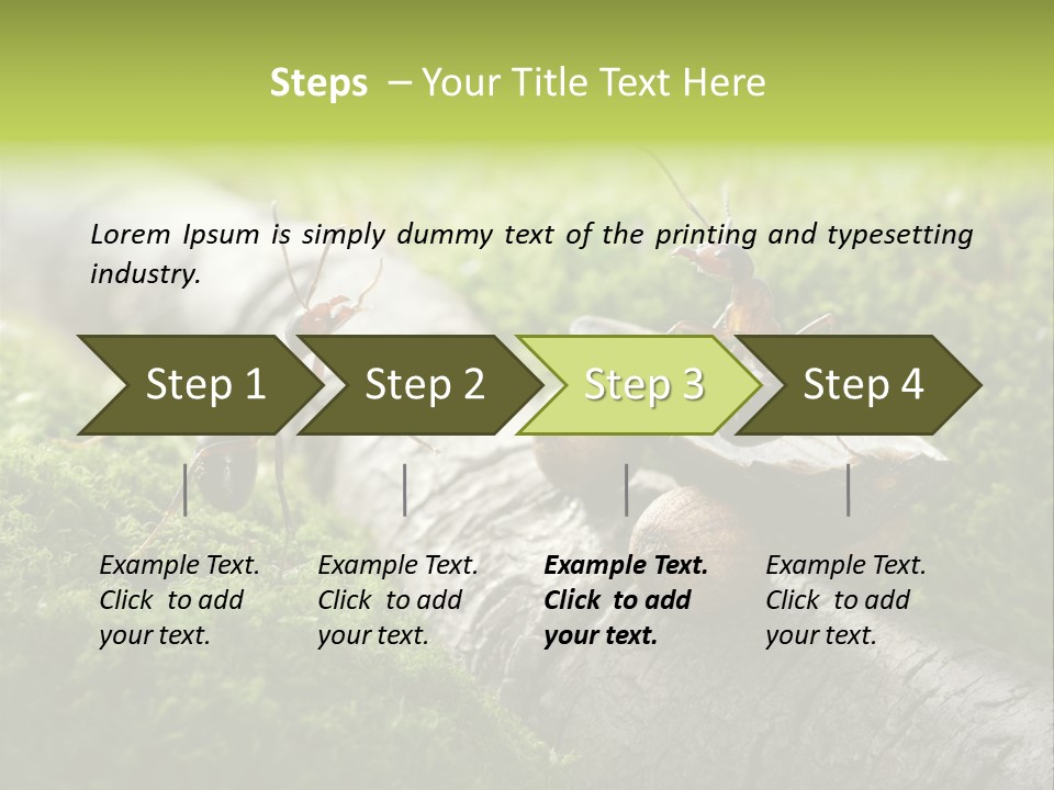 Car Way Rural PowerPoint Template