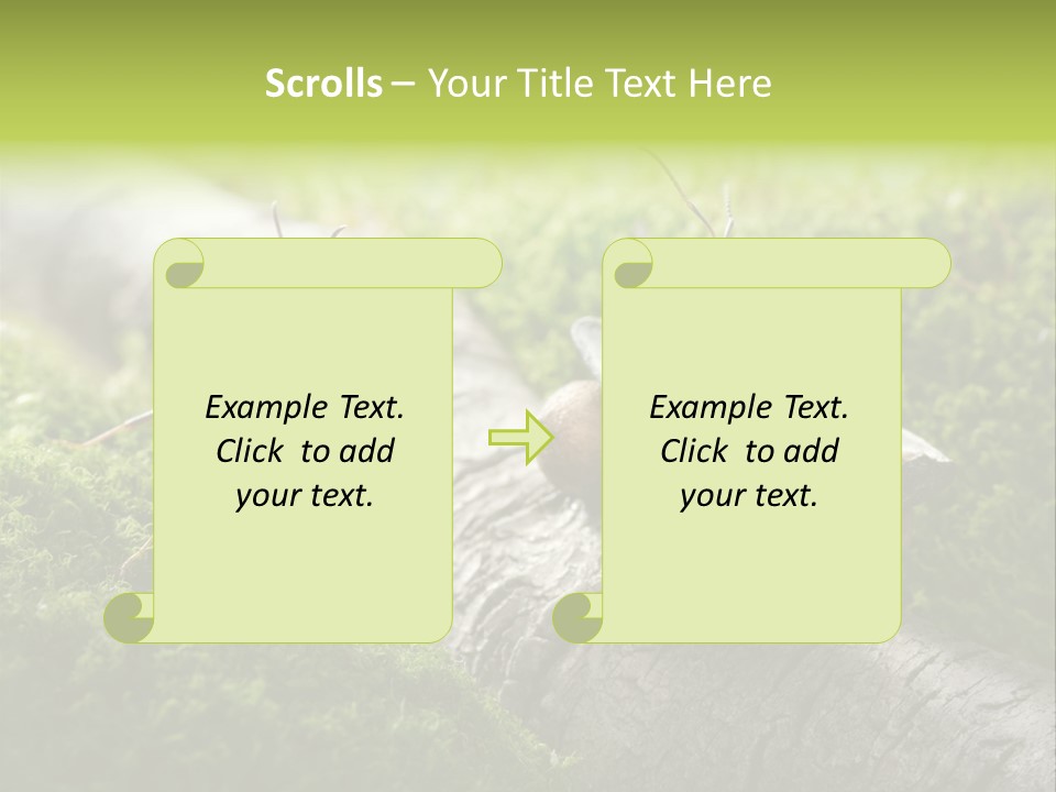 Car Way Rural PowerPoint Template