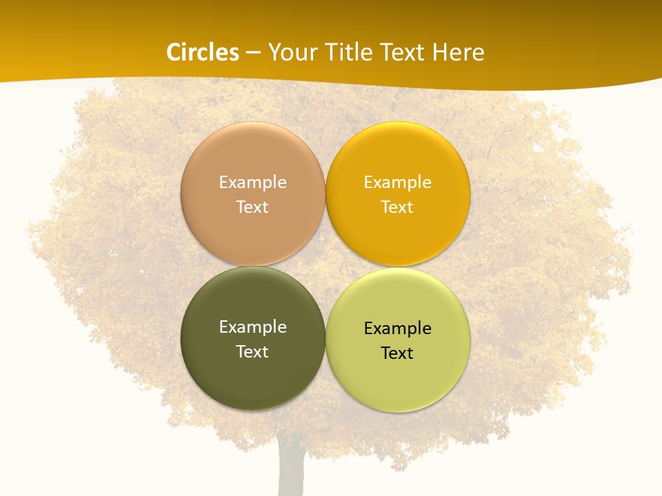 October Plant Woods PowerPoint Template