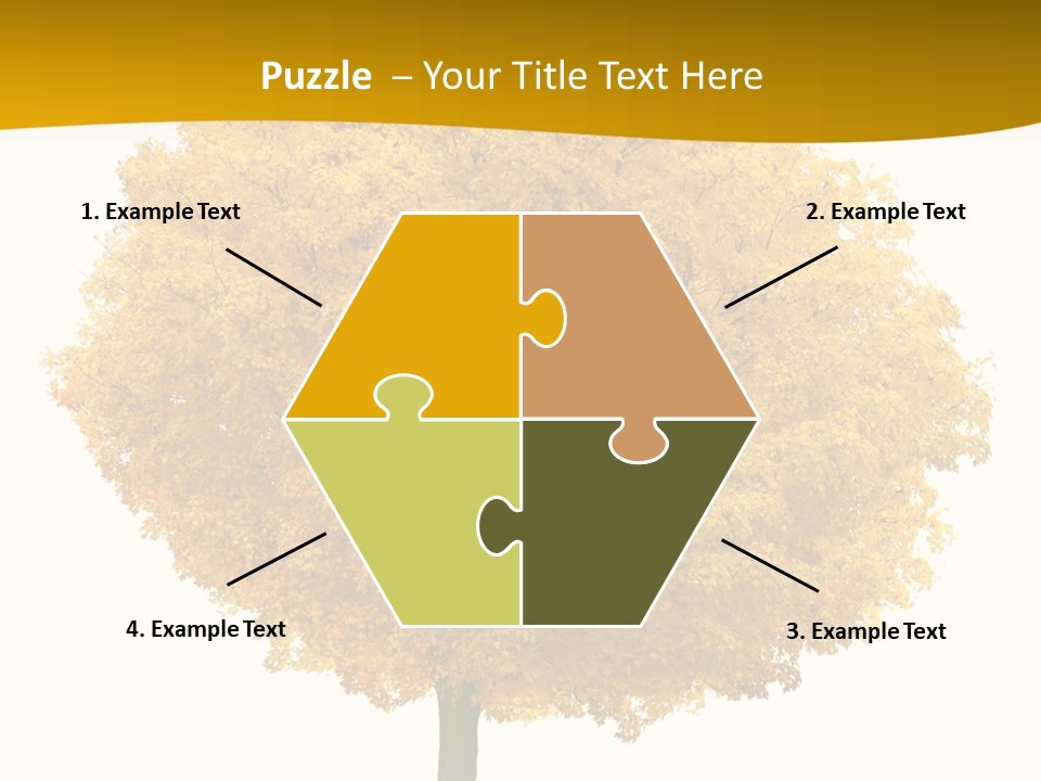 October Plant Woods PowerPoint Template