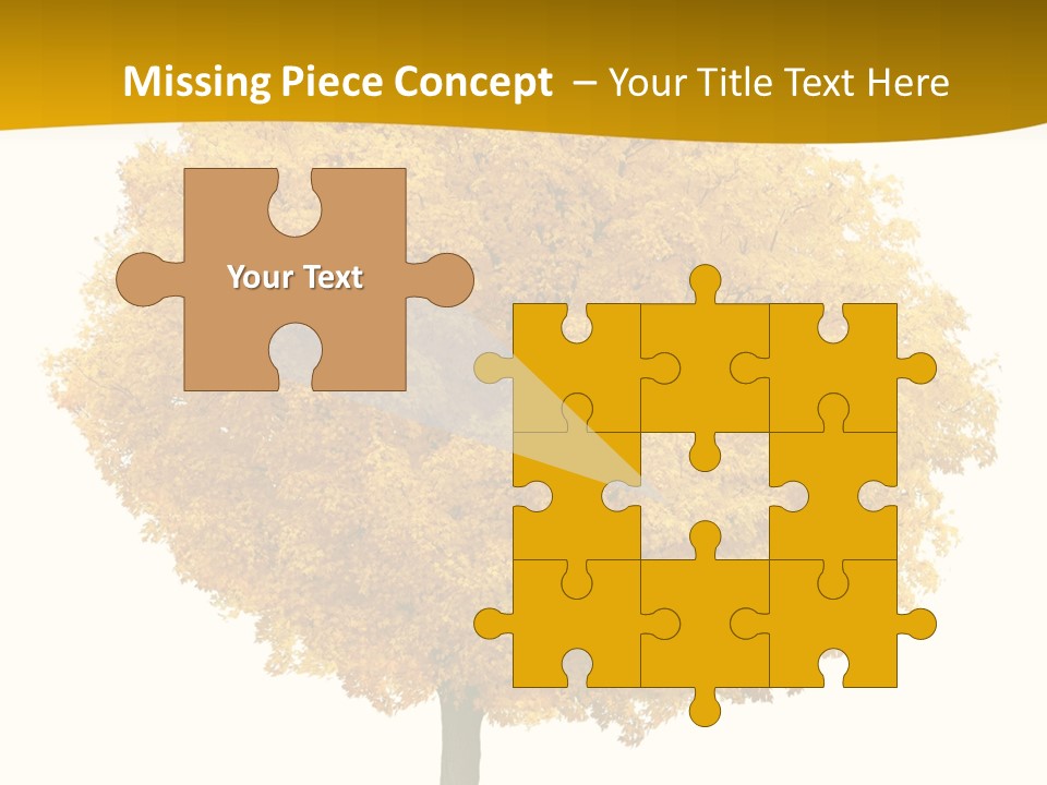 October Plant Woods PowerPoint Template