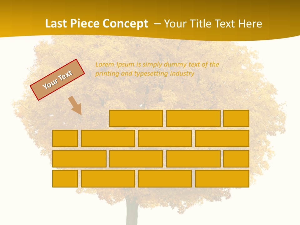 October Plant Woods PowerPoint Template