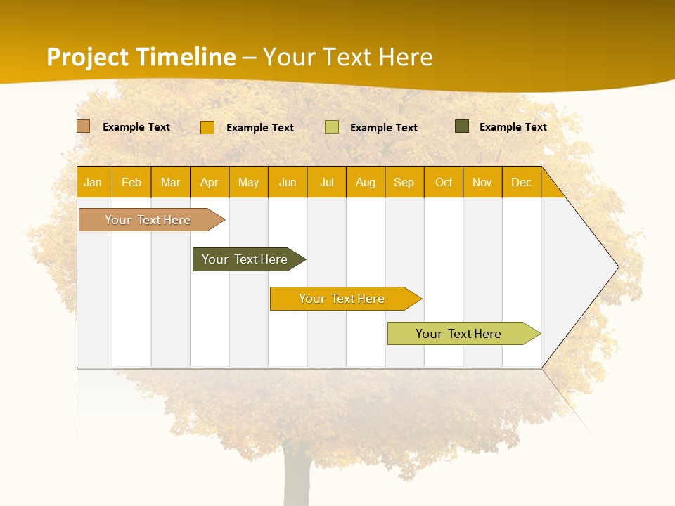October Plant Woods PowerPoint Template