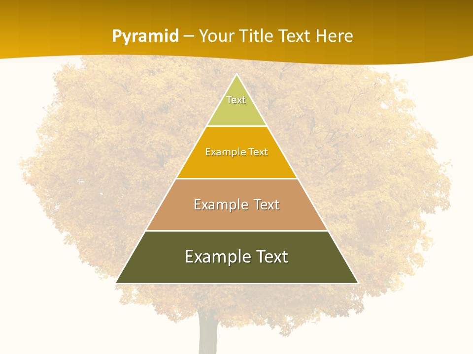 October Plant Woods PowerPoint Template