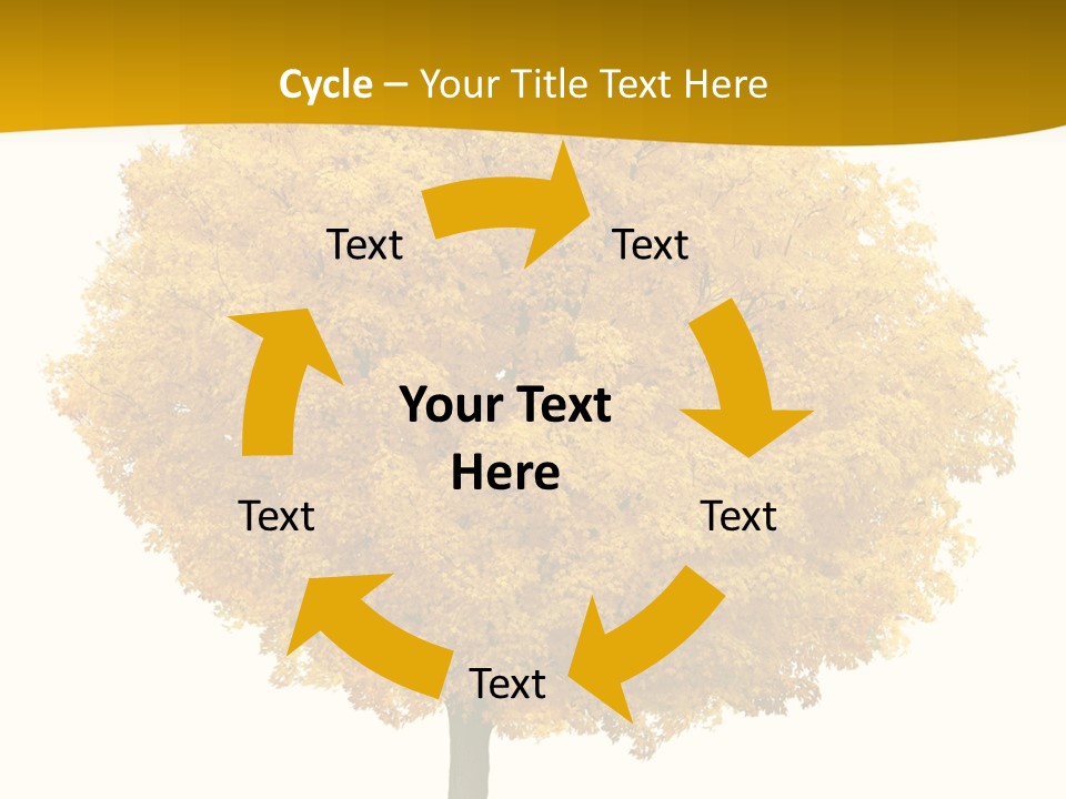 October Plant Woods PowerPoint Template