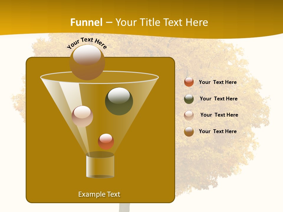 October Plant Woods PowerPoint Template