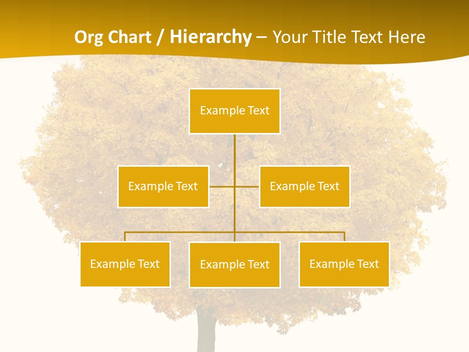 October Plant Woods PowerPoint Template