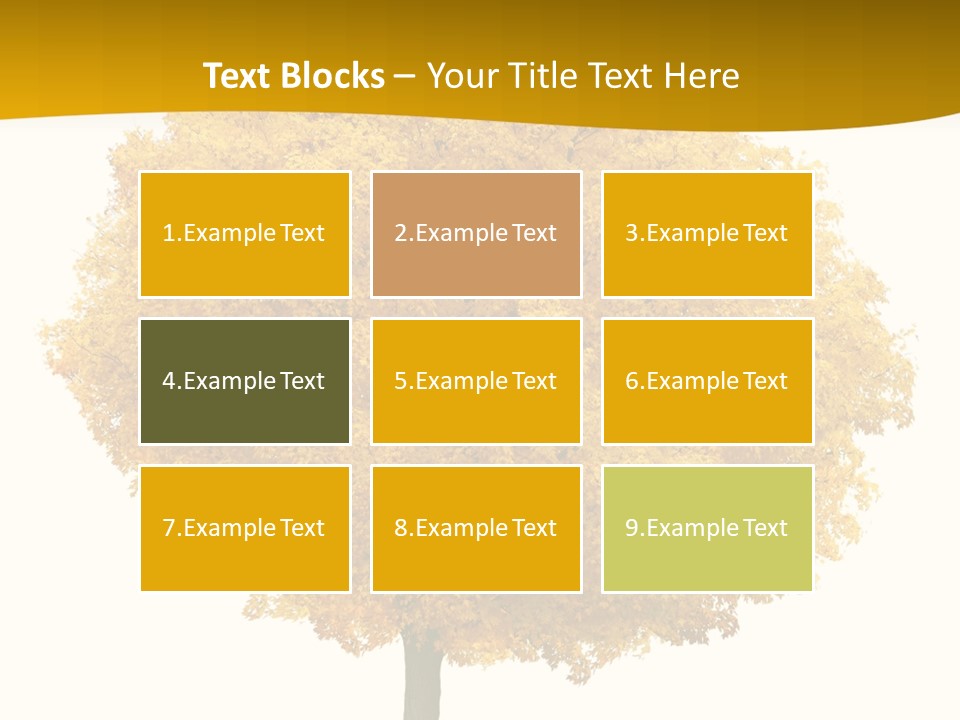 October Plant Woods PowerPoint Template