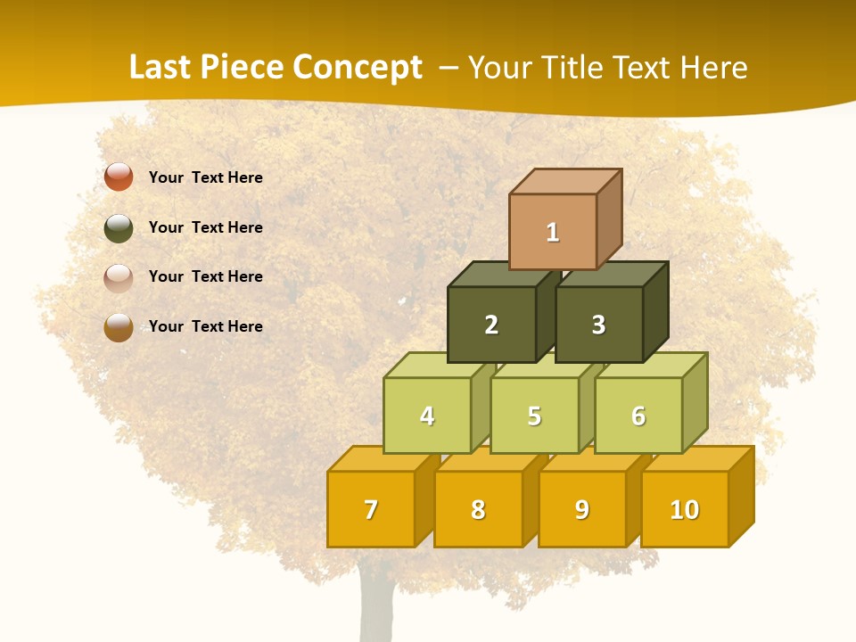 October Plant Woods PowerPoint Template