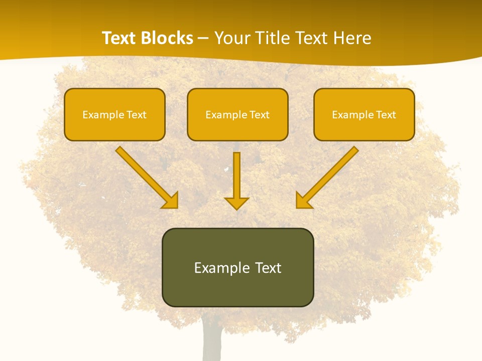 October Plant Woods PowerPoint Template