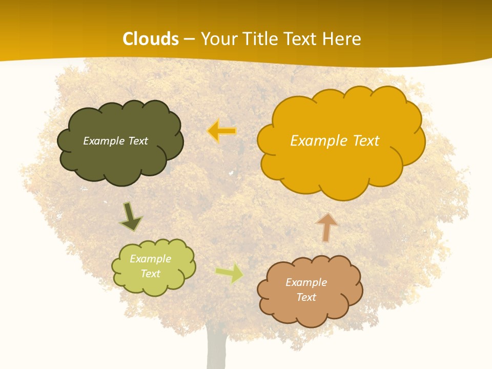 October Plant Woods PowerPoint Template