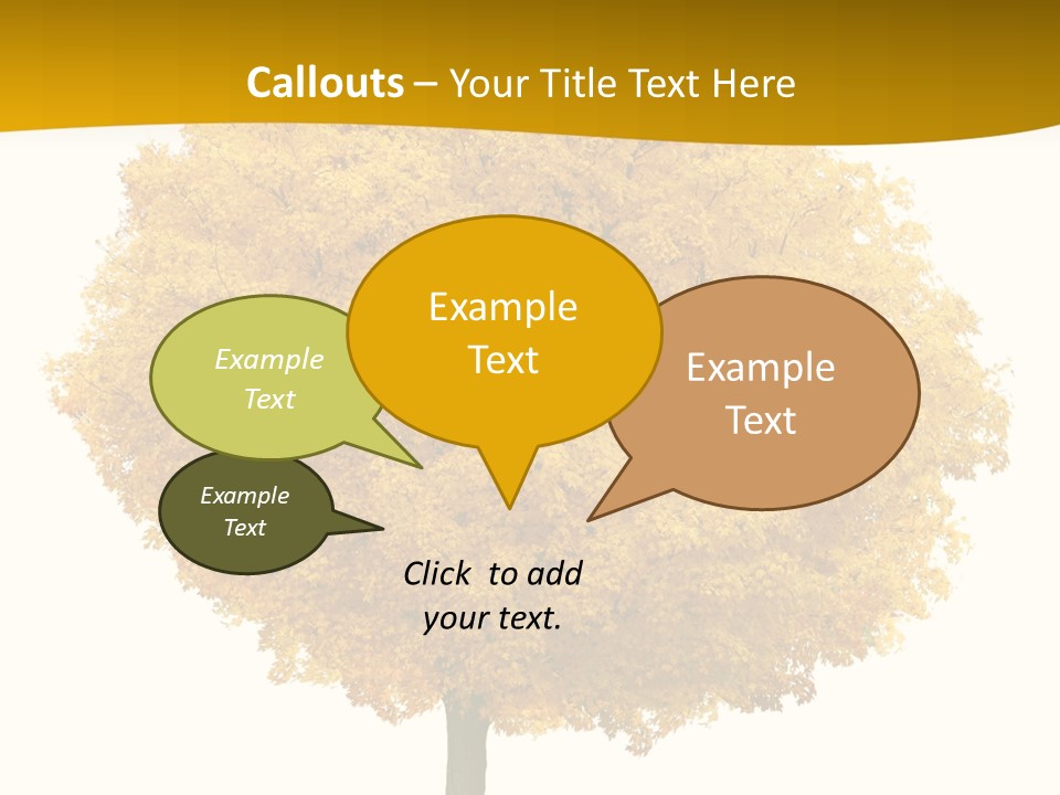 October Plant Woods PowerPoint Template