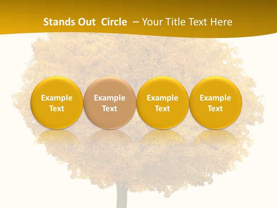 October Plant Woods PowerPoint Template