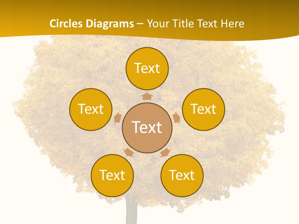 October Plant Woods PowerPoint Template