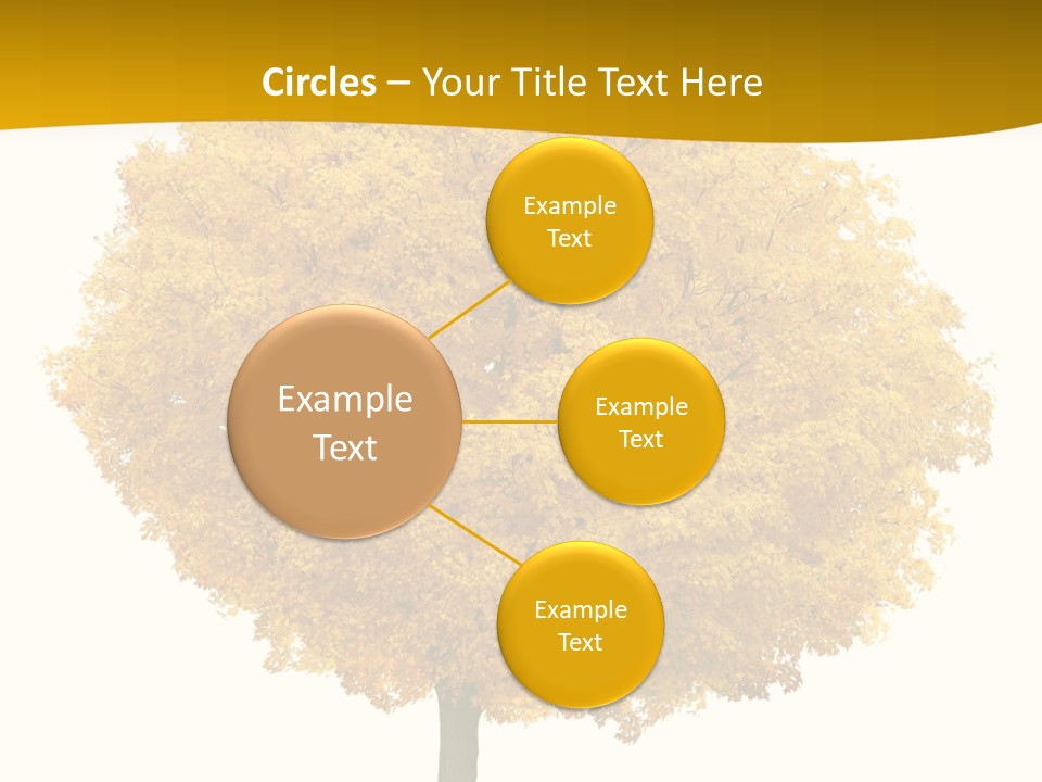 October Plant Woods PowerPoint Template