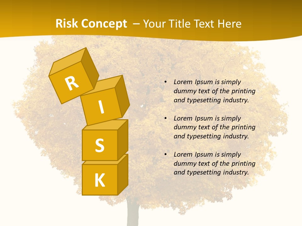 October Plant Woods PowerPoint Template