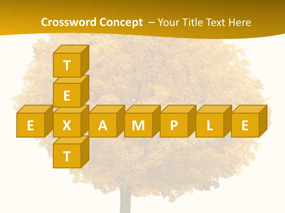 October Plant Woods PowerPoint Template