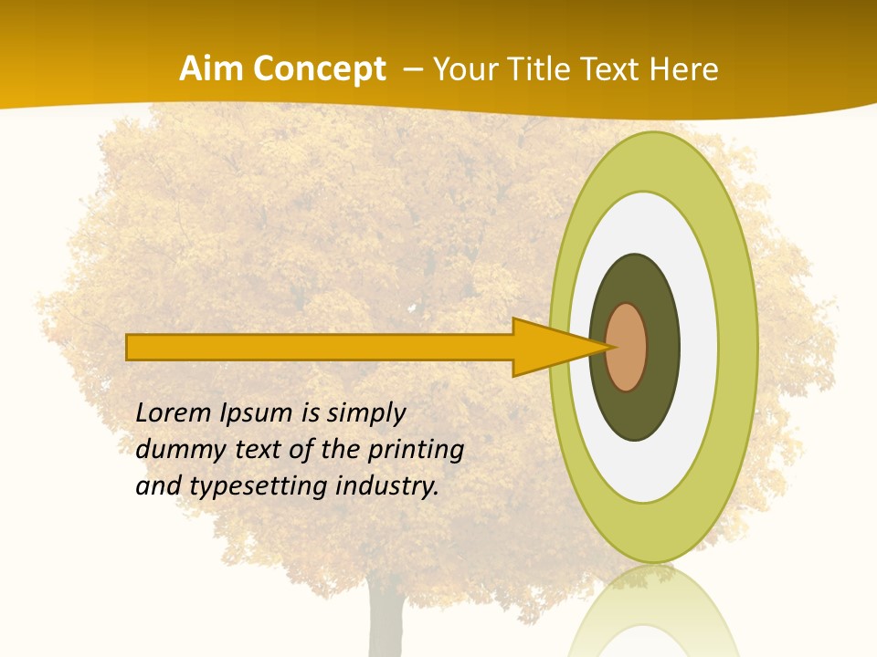 October Plant Woods PowerPoint Template