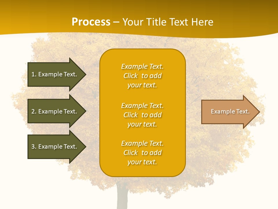 October Plant Woods PowerPoint Template