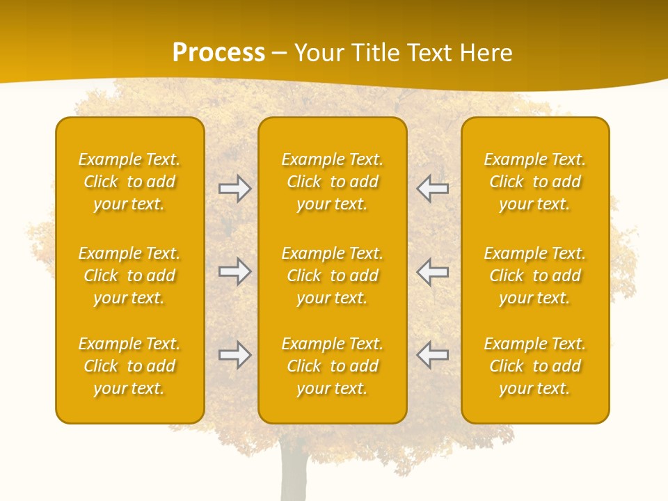 October Plant Woods PowerPoint Template
