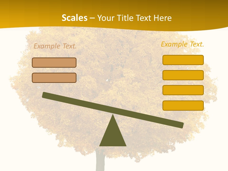 October Plant Woods PowerPoint Template