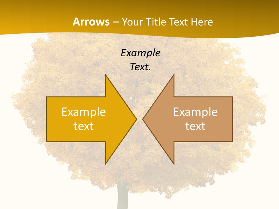 October Plant Woods PowerPoint Template