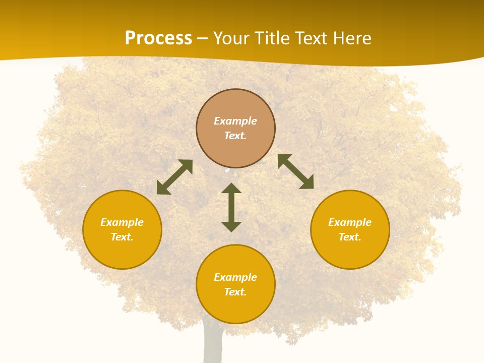 October Plant Woods PowerPoint Template