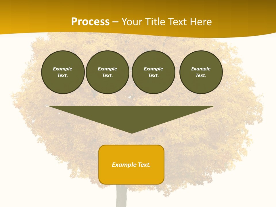 October Plant Woods PowerPoint Template