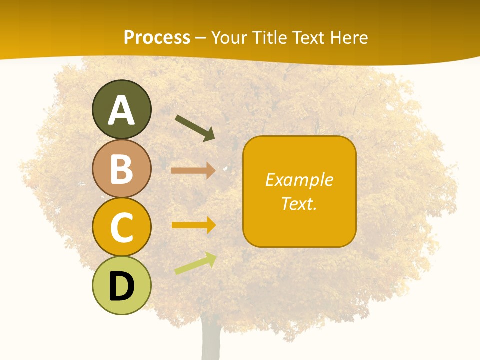 October Plant Woods PowerPoint Template