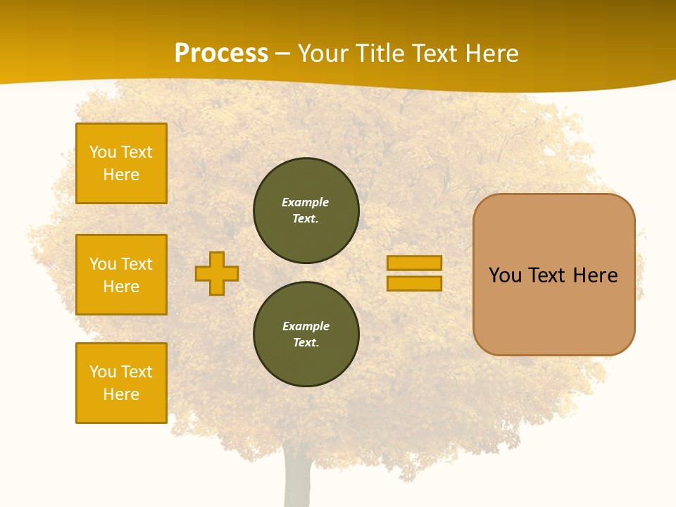 October Plant Woods PowerPoint Template
