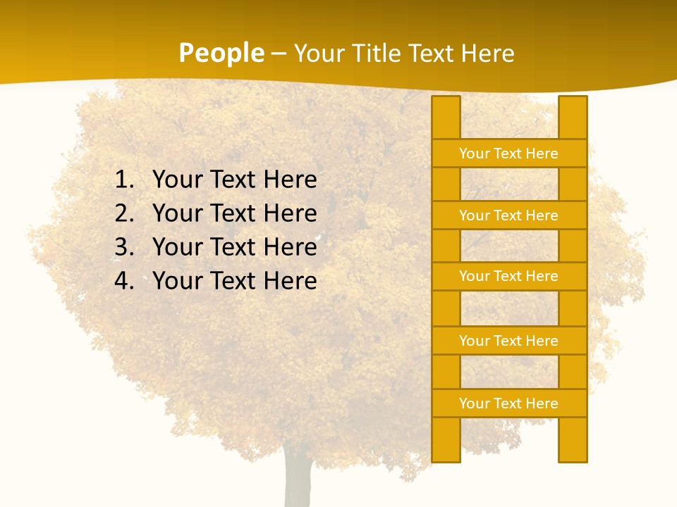 October Plant Woods PowerPoint Template