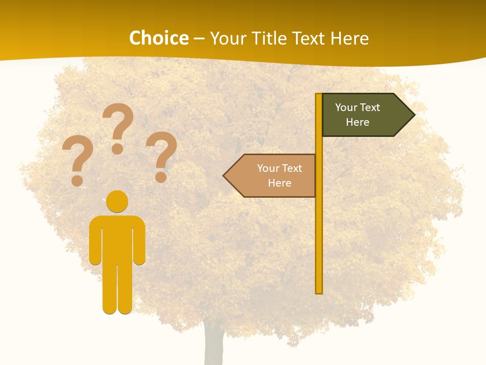 October Plant Woods PowerPoint Template