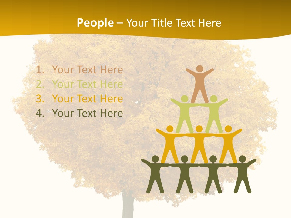 October Plant Woods PowerPoint Template