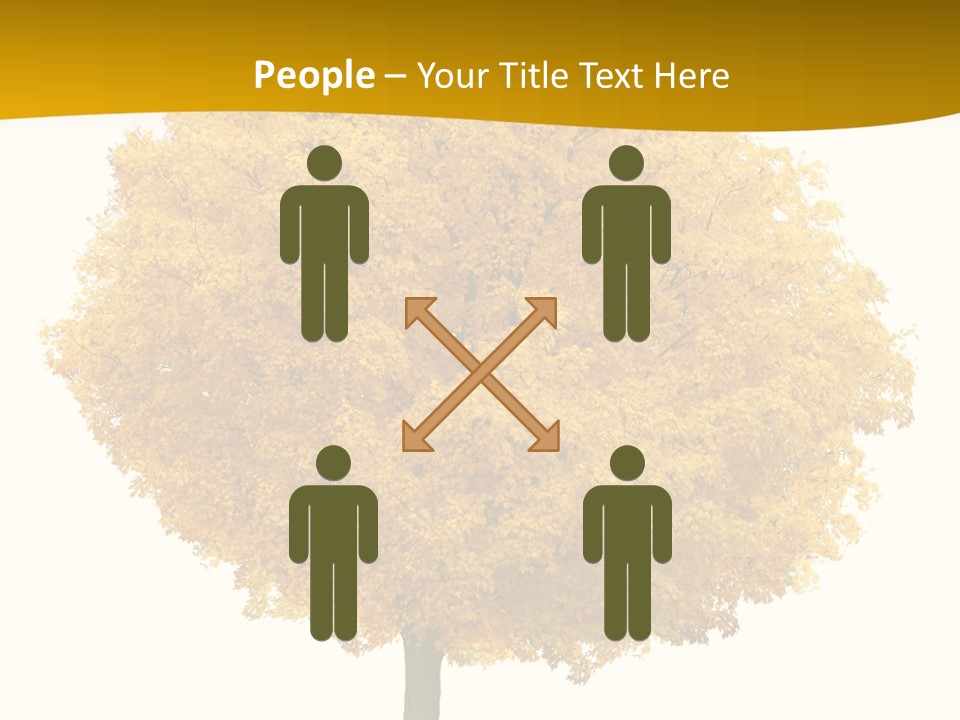 October Plant Woods PowerPoint Template