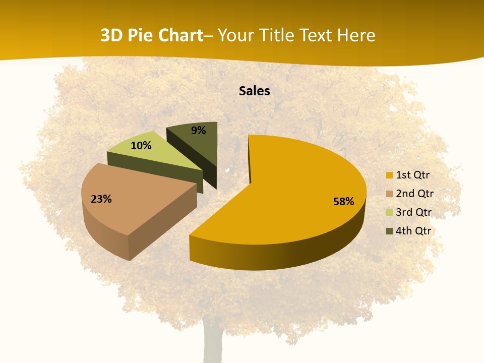 October Plant Woods PowerPoint Template