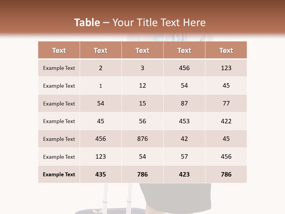 Woman Profession Female PowerPoint Template