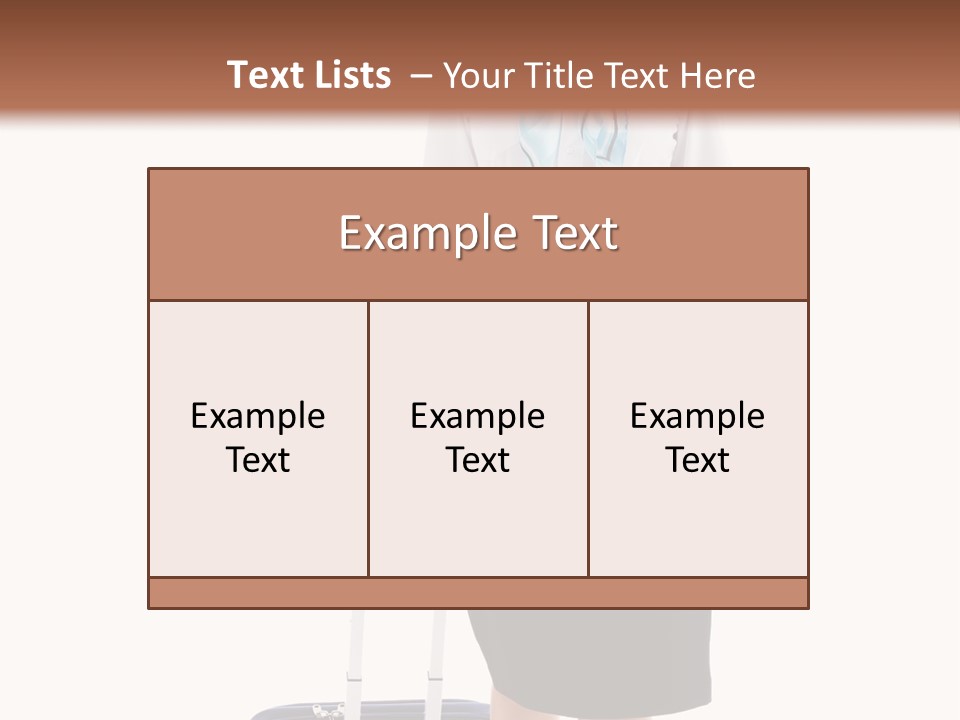 Woman Profession Female PowerPoint Template