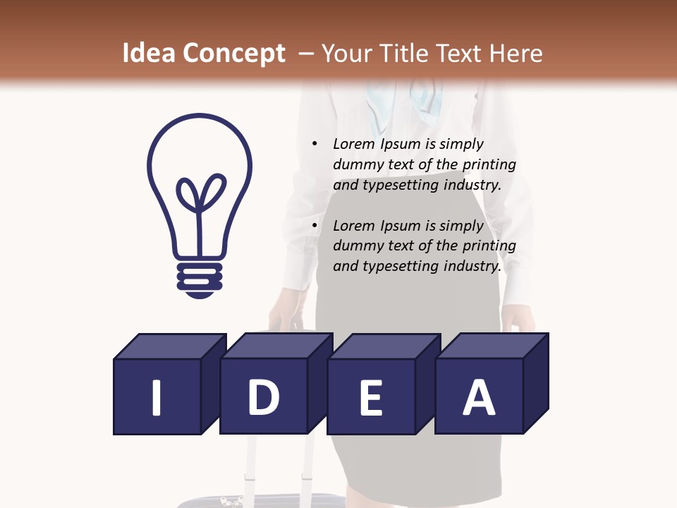 Woman Profession Female PowerPoint Template