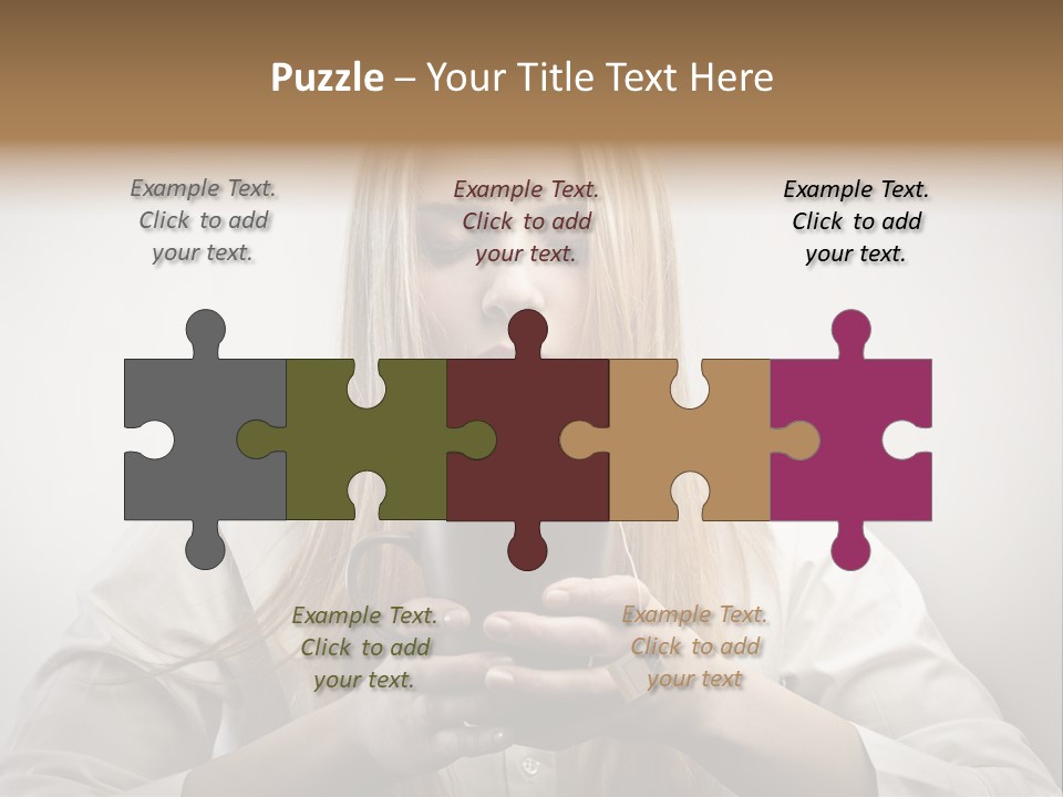 Milk Care Closed Eyes PowerPoint Template