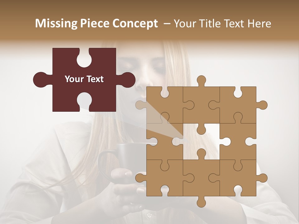 Milk Care Closed Eyes PowerPoint Template