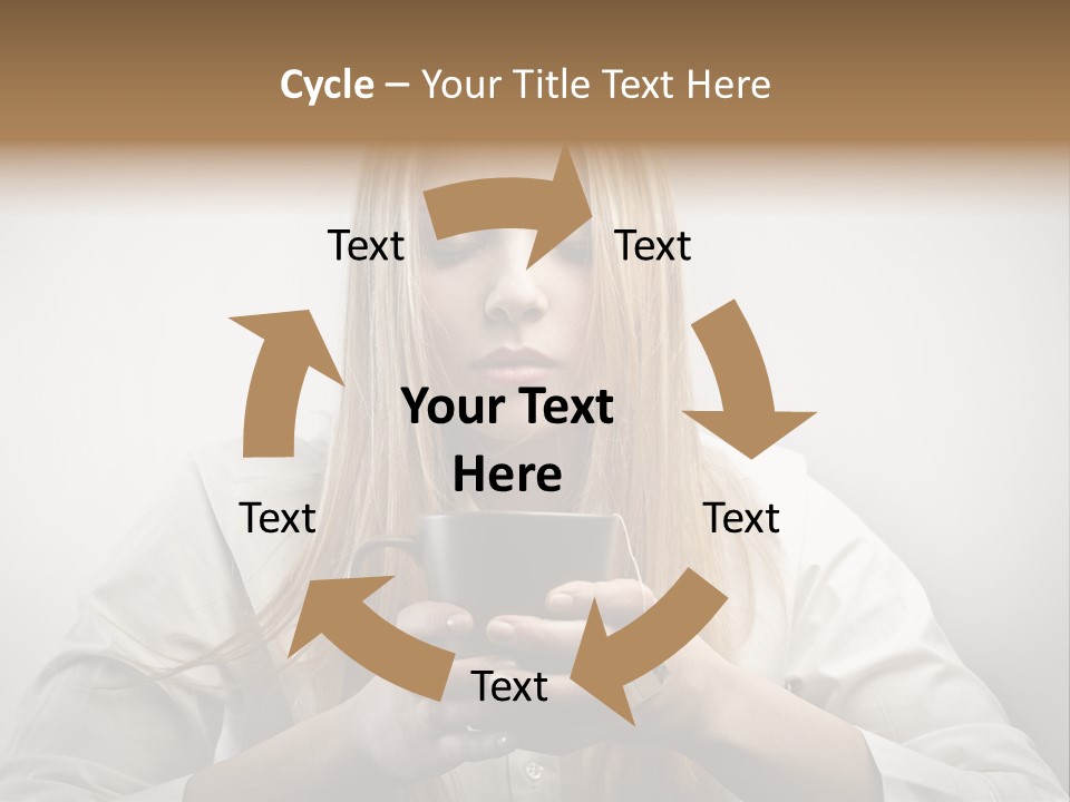 Milk Care Closed Eyes PowerPoint Template