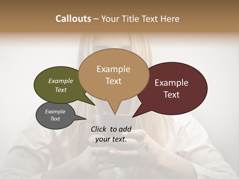 Milk Care Closed Eyes PowerPoint Template