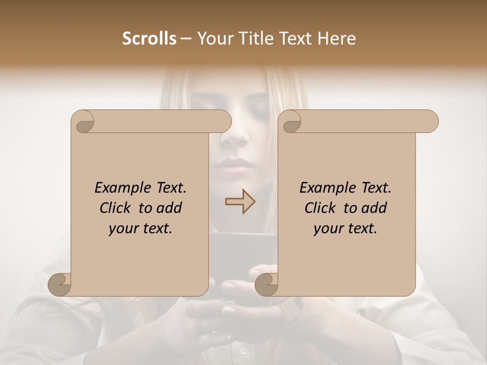 Milk Care Closed Eyes PowerPoint Template