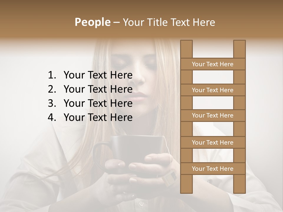 Milk Care Closed Eyes PowerPoint Template