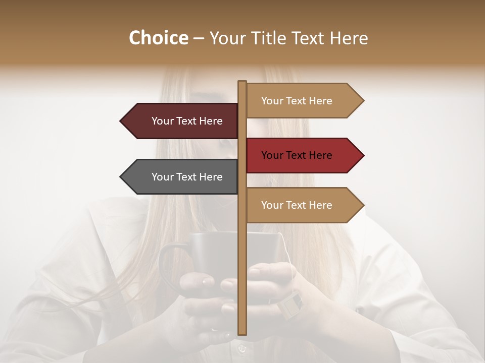 Milk Care Closed Eyes PowerPoint Template