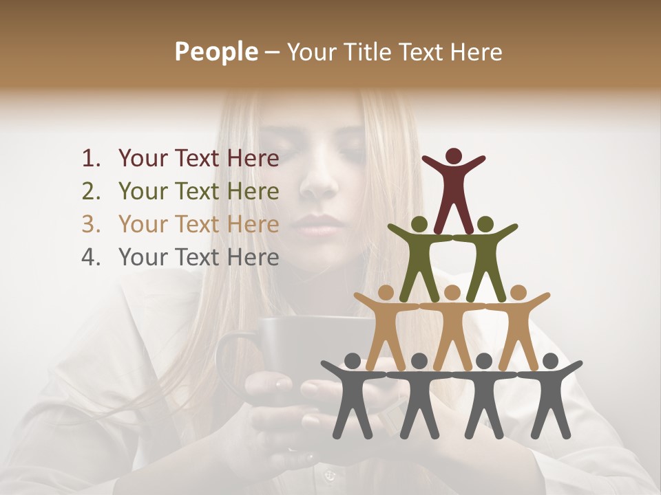 Milk Care Closed Eyes PowerPoint Template