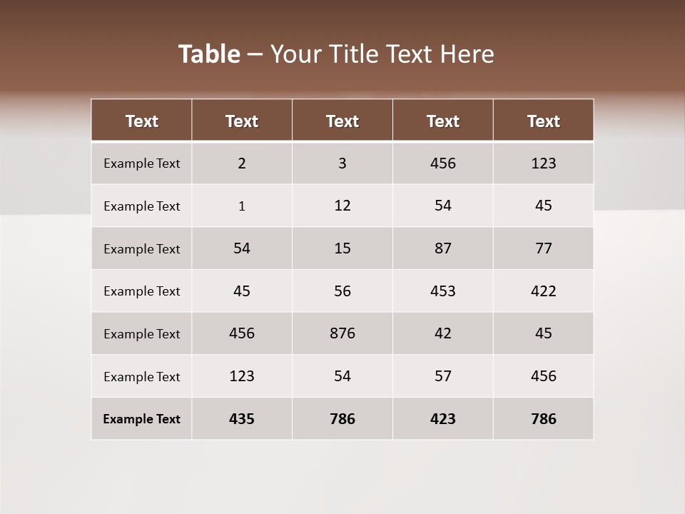 Work White Girl PowerPoint Template