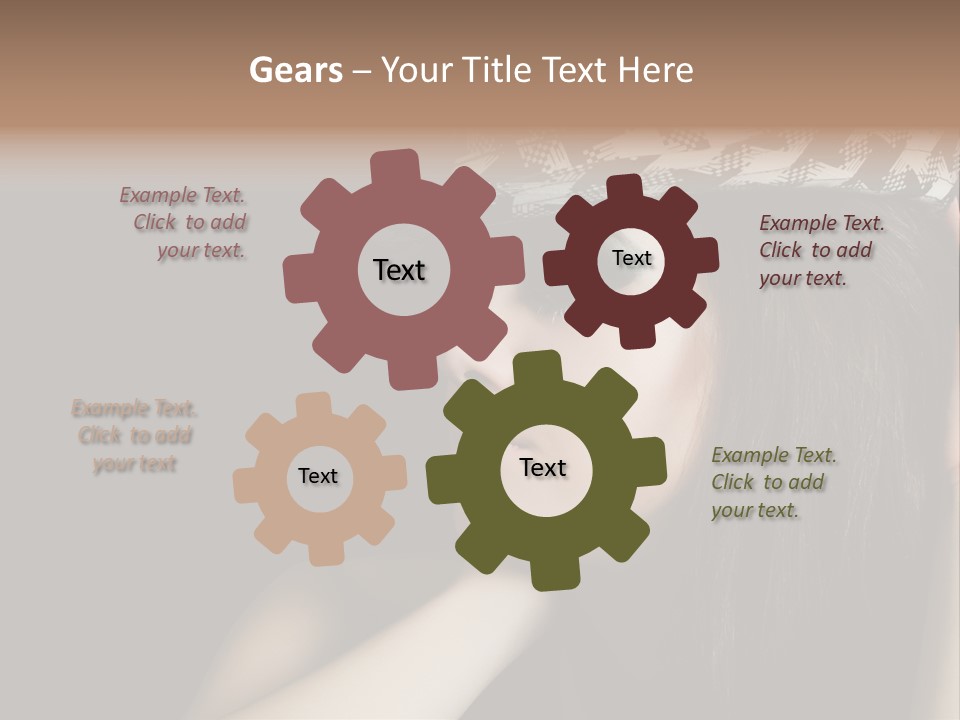 Studio Music Model PowerPoint Template